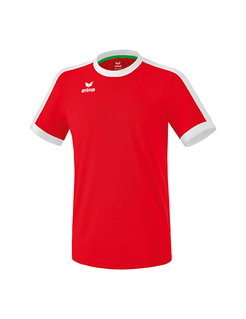 Erima Sport-Tshirt Trikot Retro Star (100% Polyester) rot/weiss Herren
